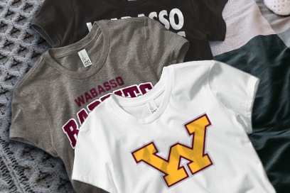 WABASSO HIGH SCHOOL RABBITS Tees (Option 1) Banner