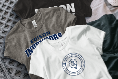 THOMAS A EDISON  CAREER & TECHNICAL HIGH SCHOOL Tees (Option 1) Banner