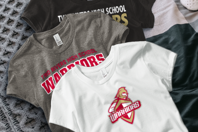 Two Rivers High School WARRIORS Tees (Option 1) Banner