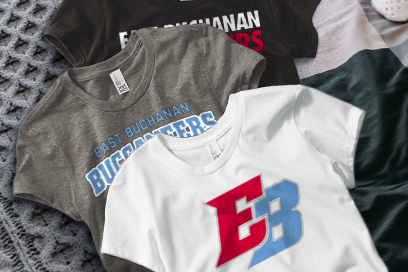 EAST BUCHANAN HIGH SCHOOL BUCCANEERS Tees (Option 1) Banner
