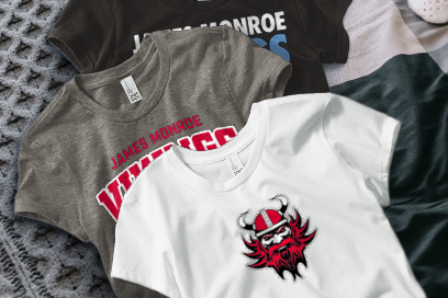JAMES MONROE HIGH SCHOOL VIKINGS Tees (Option 1) Banner