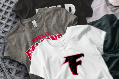 FIELD HIGH SCHOOL FALCONS Tees (Option 1) Banner