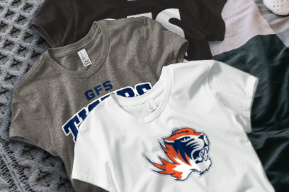 GERMANTOWN FRIENDS SCHOOL TIGERS Tees (Option 1) Banner