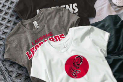 LAURENS CENTRAL SCHOOL LEOPARDS Tees (Option 1) Banner