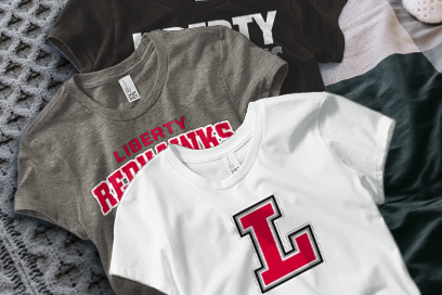 LIBERTY CENTRAL HIGH SCHOOL Redhawks Tees (Option 1) Banner