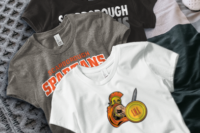 SCARBOROUGH HIGH SCHOOL SPARTANS Tees (Option 1) Banner