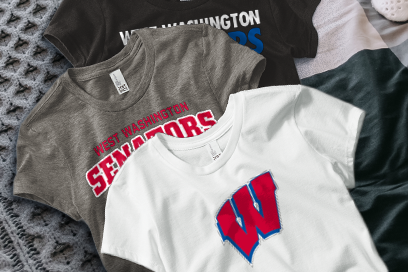 WEST WASHINGTON HIGH SCHOOL SENATORS Tees (Option 1) Banner