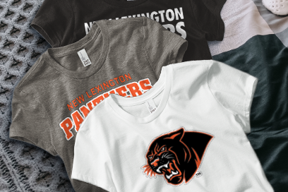 NEW LEXINGTON HIGH SCHOOL PANTHERS Tees (Option 1) Banner