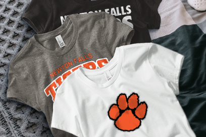 NEWTON FALLS HIGH SCHOOL TIGERS Tees (Option 1) Banner