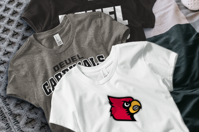 DEUEL SCHOOL DISTRICT NO 19-4 CARDINALS Tees (Option 1) Banner