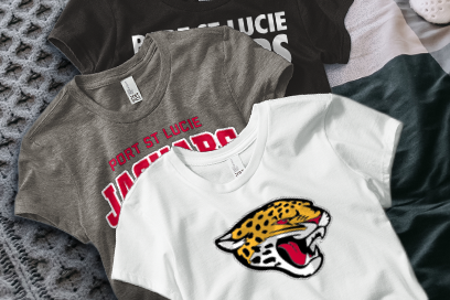 PORT ST LUCIE HIGH SCHOOL JAGUARS Tees (Option 1) Banner