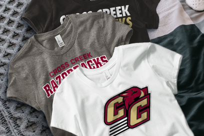 CROSS CREEK HIGH SCHOOL RAZORBACKS Tees (Option 1) Banner
