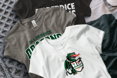 ALLDERDICE HIGH SCHOOL DRAGONS Tees (Option 1) Banner