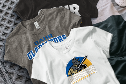 GAHR HIGH SCHOOL GLADIATORS Tees (Option 1) Banner