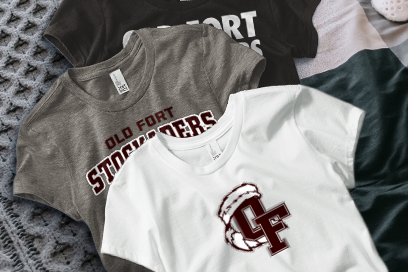 OLD FORT HIGH SCHOOL STOCKADERS Tees (Option 1) Banner