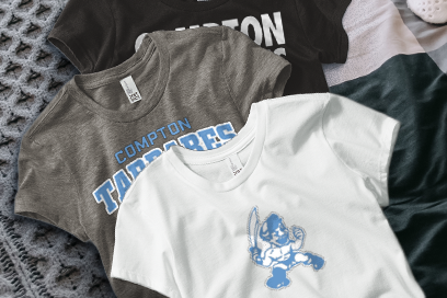 COMPTON HIGH SCHOOL TARBABES Tees (Option 1) Banner