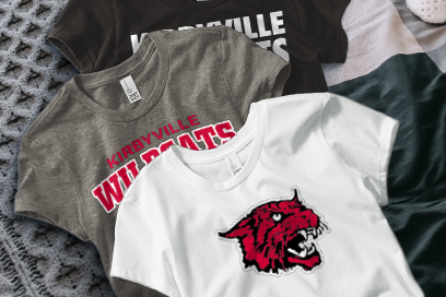 KIRBYVILLE HIGH SCHOOL WILDCATS Tees (Option 1) Banner