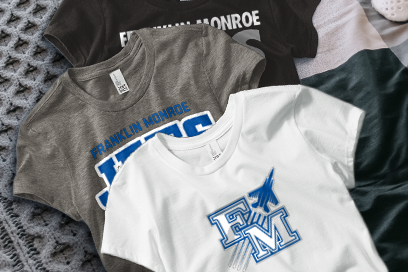 FRANKLIN MONROE HIGH SCHOOL JETS Tees (Option 1) Banner
