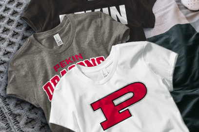 PEKIN COMMUNITY HIGH SCHOOL DRAGONS Tees (Option 1) Banner