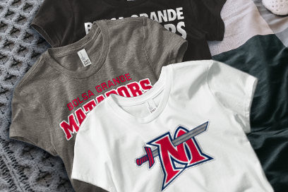 BOLSA GRANDE HIGH SCHOOL MATADORS Tees (Option 1) Banner