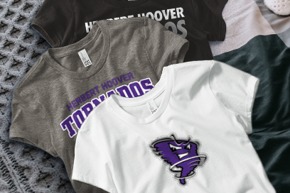 HERBERT HOOVER HIGH SCHOOL TORNADOS Tees (Option 1) Banner