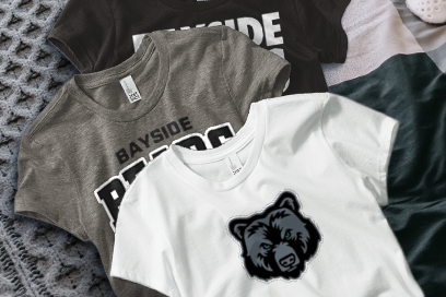 BAYSIDE HIGH SCHOOL BEARS Tees (Option 1) Banner