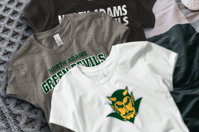 NORTH ADAMS HIGH SCHOOL GREEN DEVILS Tees (Option 1) Banner
