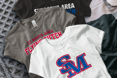 ST MARYS AREA HIGH SCHOOL FLYING DUTCH Tees (Option 1) Banner