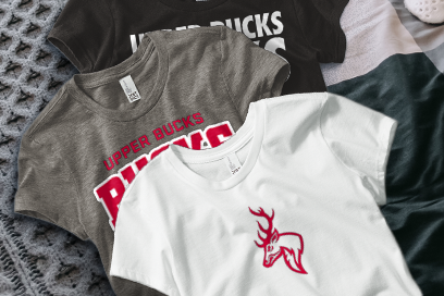 UPPER BUCKS CHRISTIAN SCHOOL BUCKS Tees (Option 1) Banner