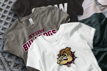 STOW HIGH SCHOOL BULLDOGS Tees (Option 1) Banner