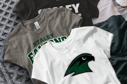 STALEY HIGH SCHOOL FALCONS Tees (Option 1) Banner