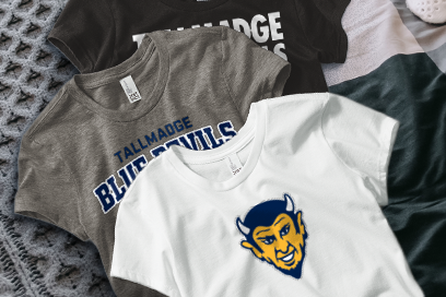 TALLMADGE HIGH SCHOOL BLUE DEVILS Tees (Option 1) Banner