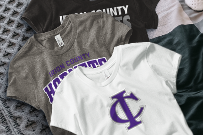 IRION COUNTY HIGH SCHOOL HORNETS Tees (Option 1) Banner