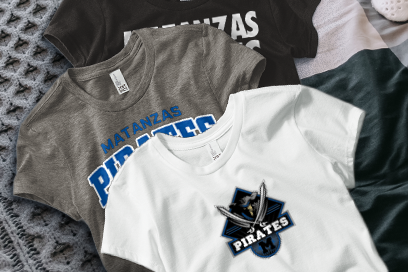 MATANZAS HIGH SCHOOL PIRATES Tees (Option 1) Banner