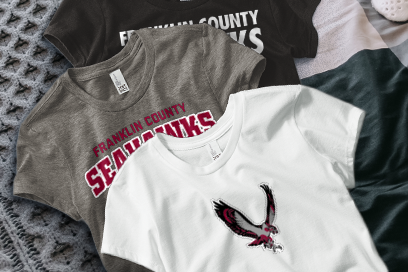 FRANKLIN COUNTY HIGH SCHOOL SEAHAWKS Tees (Option 1) Banner