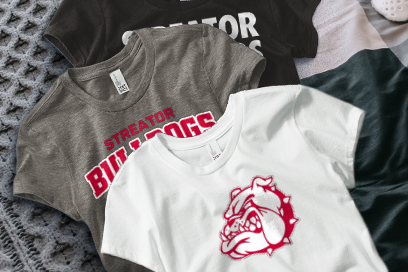 STREATOR HIGH SCHOOL BULLDOGS Tees (Option 1) Banner