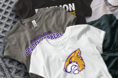 PAVILION HIGH SCHOOL GOLDEN GOPHERS Tees (Option 1) Banner