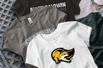 Mary Baldwin Fighting Squirrels Tees (Option 1) Banner