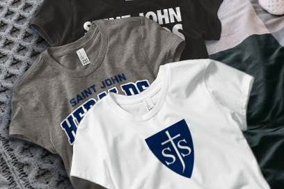 SAINT JOHN HERALDS Tees (Option 1) Banner