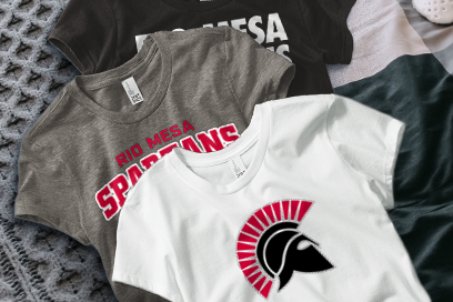 RIO MESA HIGH SCHOOL SPARTANS Tees (Option 1) Banner