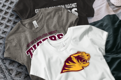 GEORGE S MIDDLETON MAGNET HIGH SCHOOL TIGERS Tees (Option 1) Banner