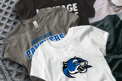 HERITAGE HIGH SCHOOL PANTHERS Tees (Option 1) Banner