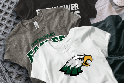 EISENHOWER HIGH SCHOOL EAGLES Tees (Option 1) Banner