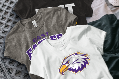 EAST HIGH SCHOOL EAGLES Tees (Option 1) Banner