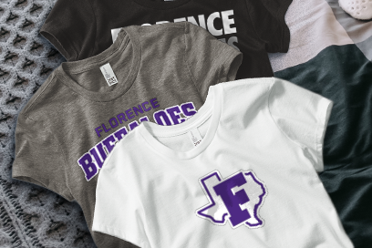 FLORENCE HIGH SCHOOL BUFFALOES Tees (Option 1) Banner
