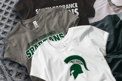 SOUTH TORRANCE HIGH SCHOOL SPARTANS Tees (Option 1) Banner
