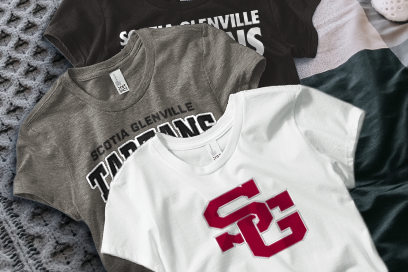 SCOTIA GLENVILLE HIGH SCHOOL TARTANS Tees (Option 1) Banner