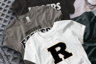 ROGERS HIGH SCHOOL EAGLES Tees (Option 1) Banner