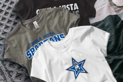CHULA VISTA HIGH SCHOOL SPARTANS Tees (Option 1) Banner