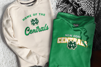 NEW DORP HIGH SCHOOL CENTRALS Sweatshirts (Option 3) Banner
